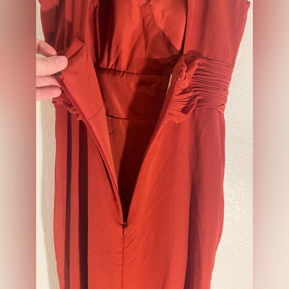 Azazie Red Maxi Dress - Picture 7 of 8